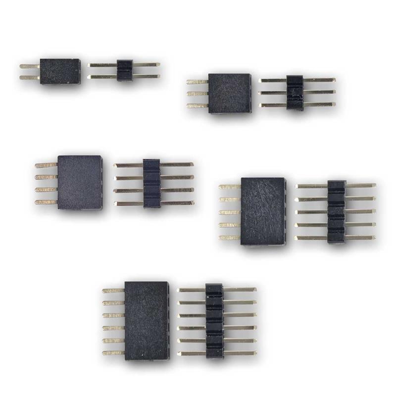 Mini Steckerbinder Set, RM1,27mm, Stecker & Buchsen einreihig Mini Steckerbinder Set, RM1,27mm, Stecker & Buchsen einreihig
