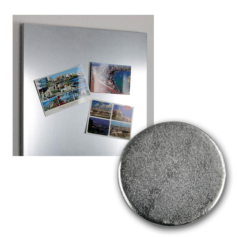 8er Set Neodym-Magnet mit Klebeseite, Dauermagnet Ø 12mm