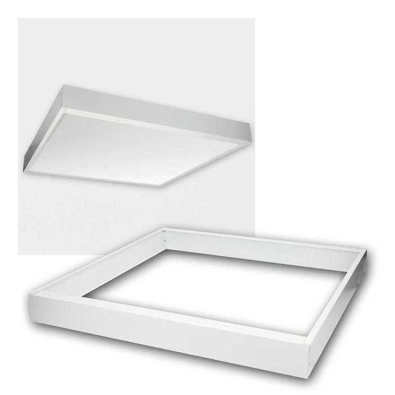 Aufbaurahmen für LED Panel 60x60cm, Decken- & Wandmontage