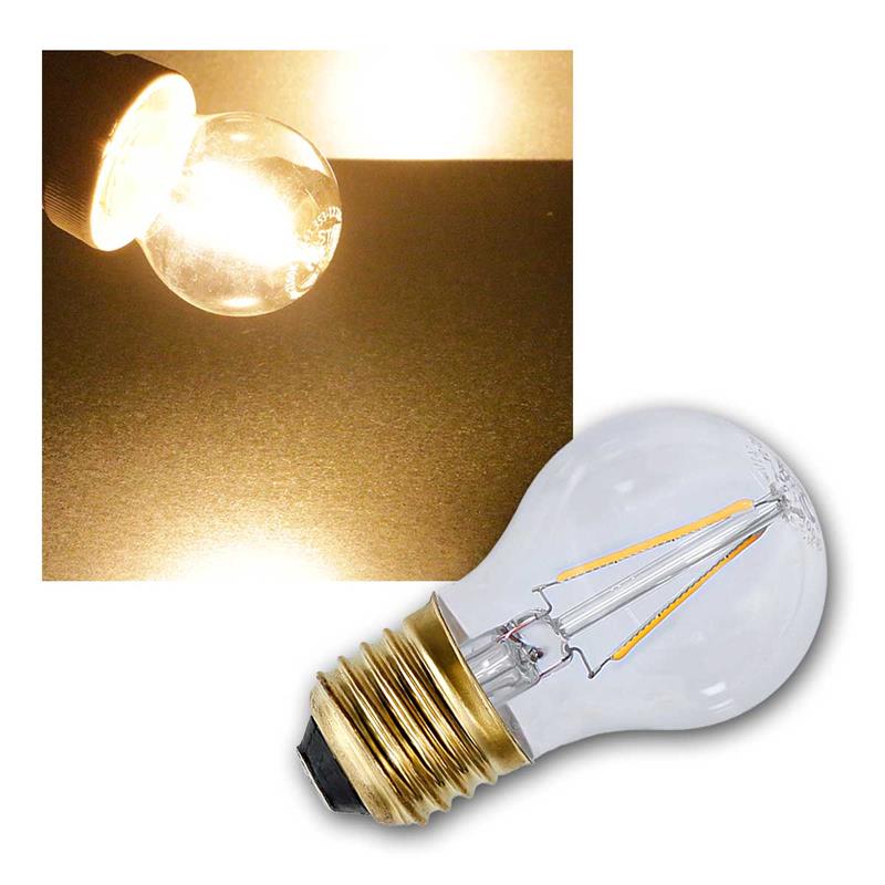 E27 Filament-LED Leuchtmittel "EXTRA", 2W, 120lm, warmweiß