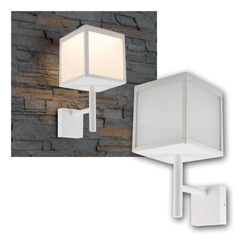 LED Wandleuchte "RAVENNA", Kubusleuchte, warmweiß, IP54