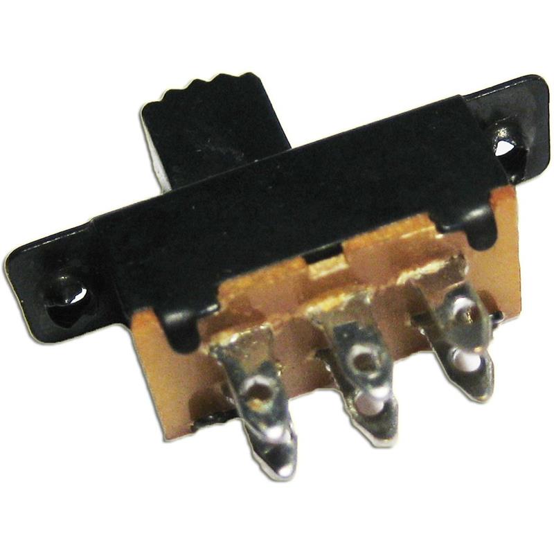 Miniatur-Schiebeschalter 125V AC/0,5A, Wechselschalter 2-polig