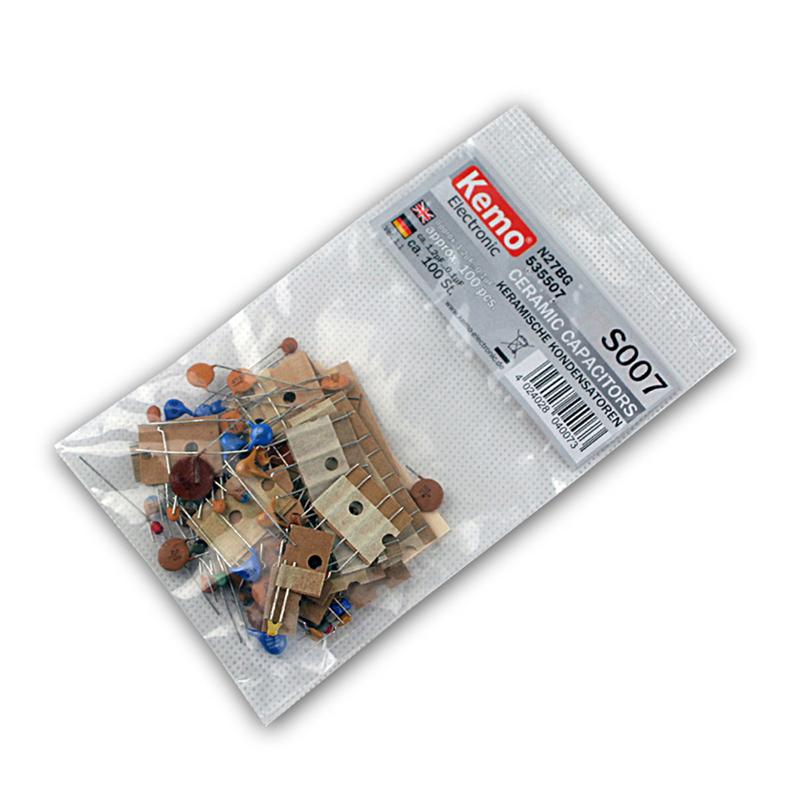 Keramikkondensatoren Set, verschiedene Werte, 100er Set