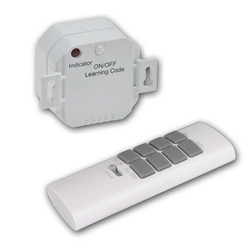 PILOTA CASA Funkschalter Set, Fernbedienung & Empfänger PILOTA CASA Funkschalter Set, Fernbedienung & Empfänger