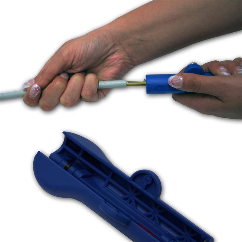 Rundkabel-Stripper für Kabel-Ø 8 bis 13mm, Kabel-Entmanteler