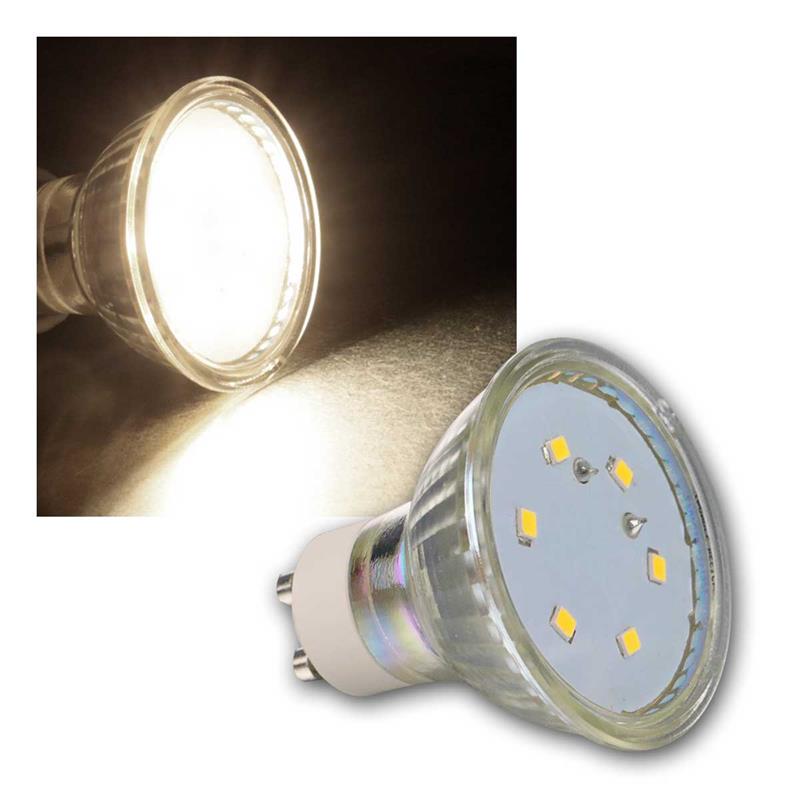GU10 LED Strahler "ET-10", 3W, Kunststoff Gehäuse, daylight