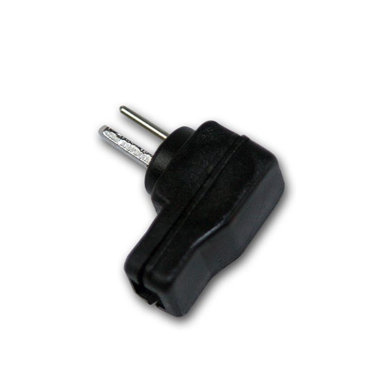 Lautsprecher-Stecke, 90°-Winkel, 2-polig, verpolungssicher Lautsprecher-Stecke, 90°-Winkel, 2-polig, verpolungssicher