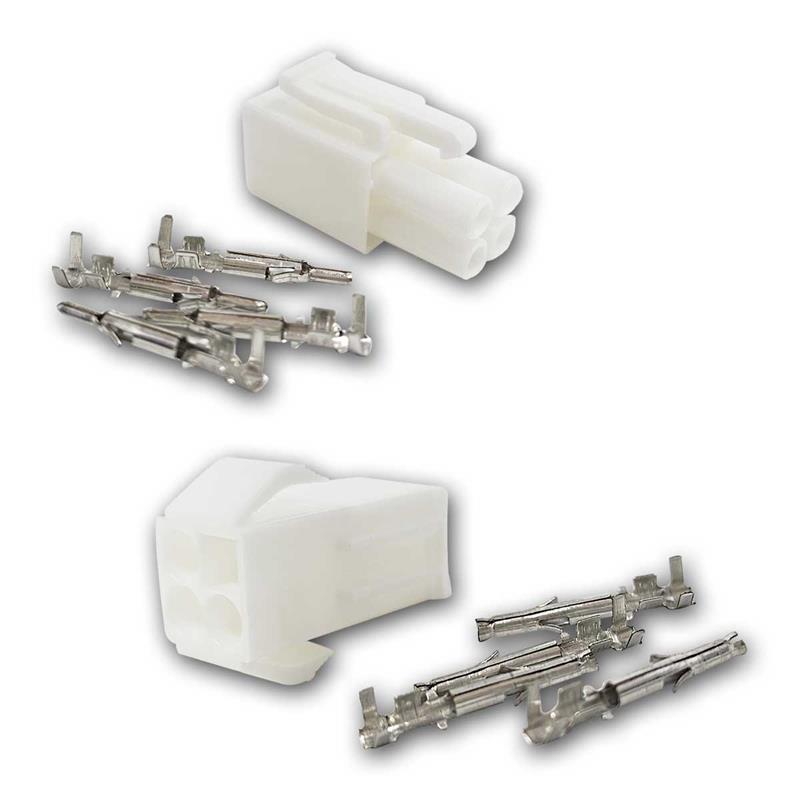 AMP Steckverbindung 4-polig, mit Verriegelungssystem, lösbar AMP Steckverbindung 4-polig, mit Verriegelungssystem, lösbar