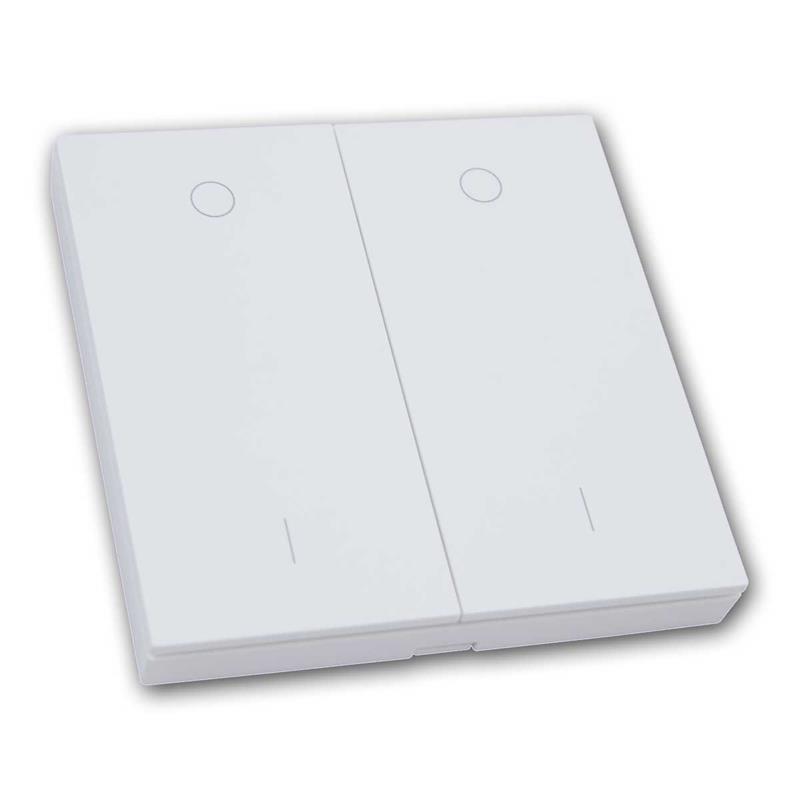 COMFORT Funk-Wandsender Duo Slim, 2 Kanal Wandschalter COMFORT Funk-Wandsender Duo Slim, 2 Kanal Wandschalter