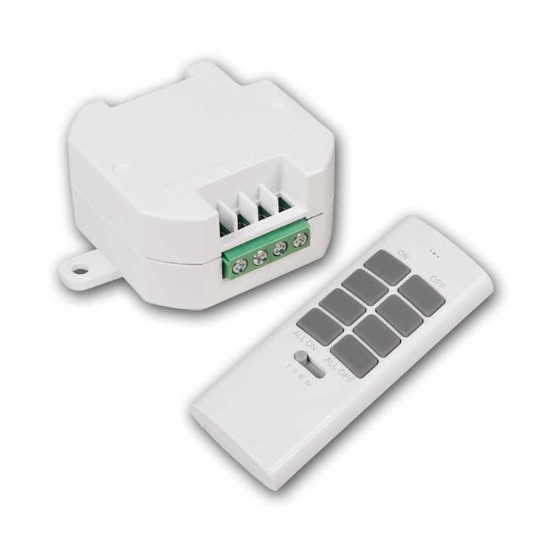 COMFORT Funkschalter Set, 1x Fernbedienung /1x Empfänger COMFORT Funkschalter Set, 1x Fernbedienung /1x Empfänger