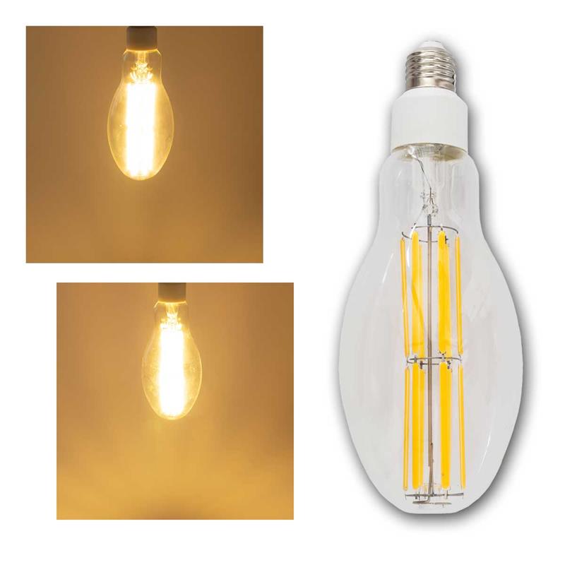 E27 LED Filament Leuchtmittel "FHE", Höhe 24cm, warmweiß E27 LED Filament Leuchtmittel "FHE", Höhe 24cm, warmweiß